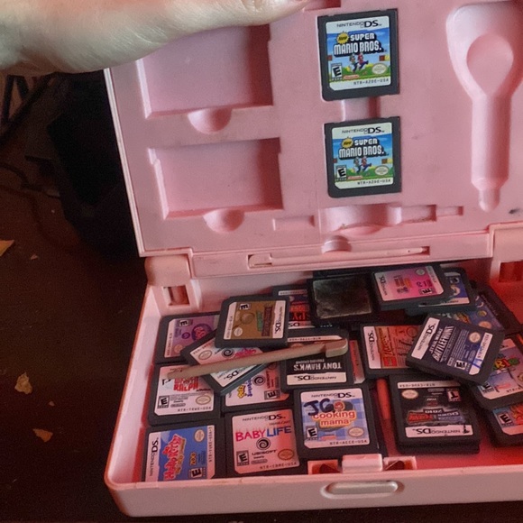 COPY - Nintendo, DS for sale with a bunch of games